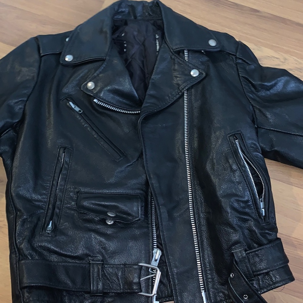 Expensive leather Good for the cold